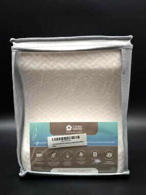 5 STARS UNITED Memory Foam Knee Pillow for Side Sleepers NEW